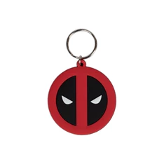 Marvel Deadpool logós műanyag kulcstartó