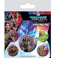 Marvel GOTG2 Rocket & Groot kitűző csomag