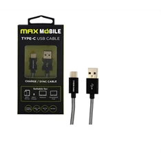 Max Mobile Type-C - USB hálós szürke kábel