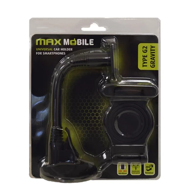 Max Mobile Type G2 Gravity Flex univerzális szélvédőre helyezhető autós mobiltartó