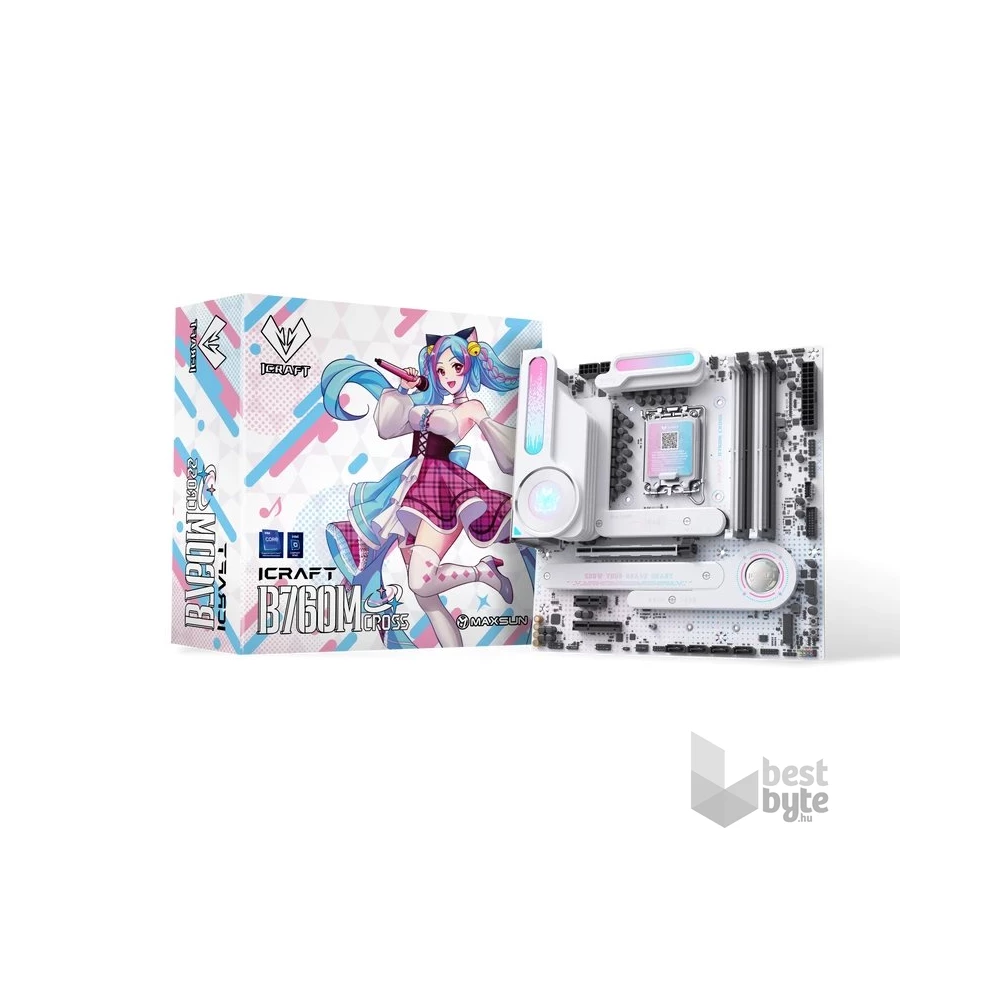 Maxsun iCraft B760M CROSS Intel B760 LGA1700 mATX alaplap