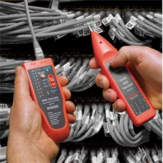 Maxwell 25341 érpárkereső RJ45 kábel teszterrel