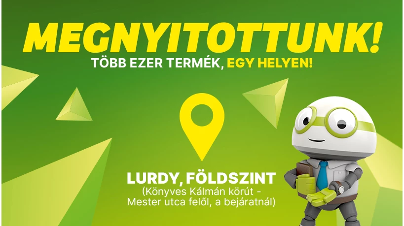 Megnyitottunk a Lurdy-ban!