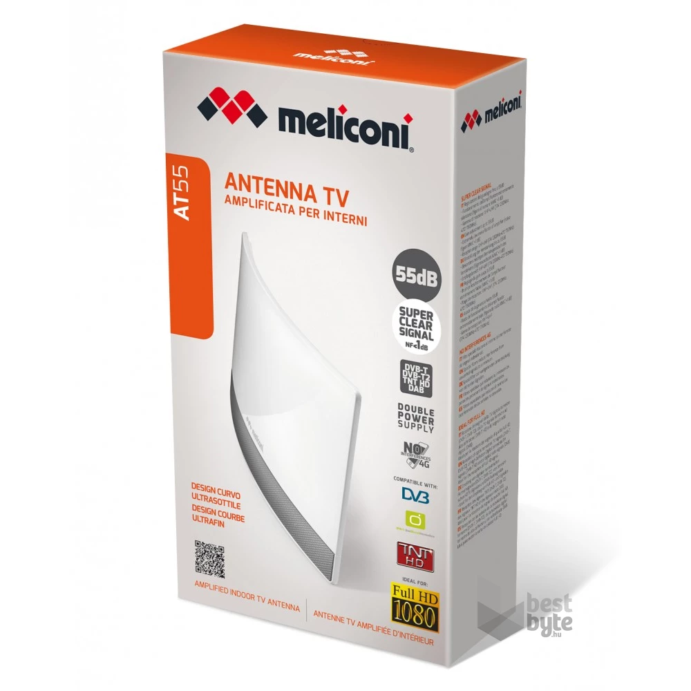 Meliconi AT55 R1 USB W erősített digitális beltéri DVB-T antenna