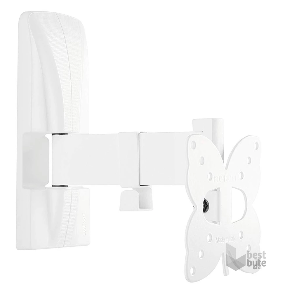 Meliconi SlimStyle Plus 100 SR Bianco dönthető, forgatható karos VESA 100 TV fali konzol