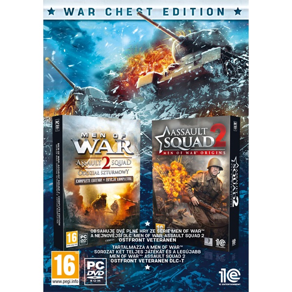 1C Company Men of War: Assault Squad 2 Complette Edition + Assault Squad 2 : Men of War Origins -War Chest PC játékszoftver