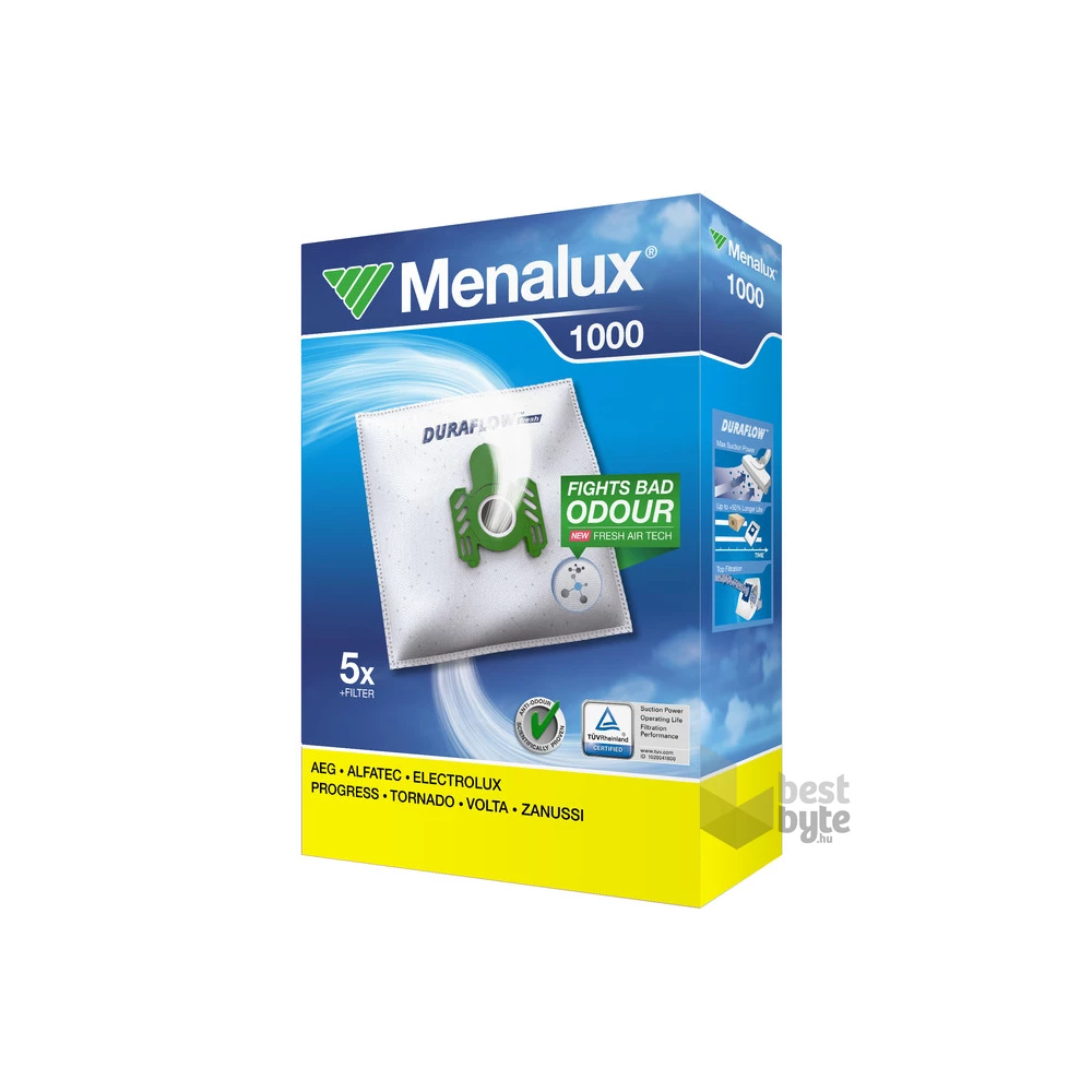 Menalux 1000 5 db-os szintetikus porzsák szett