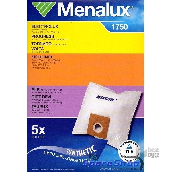 Menalux 1750 5 Db Szintetikus Porzsak 1 Mikroszuro Bestbyte Elektronikai Szakuzlet Es Webaruhaz Bestbyte Hu