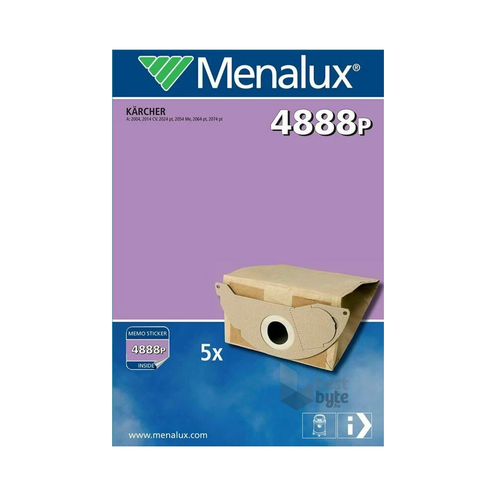 Menalux F134, Filtri Sostitutivi Per Aspirapolvere Progress PC 1820 E Tornado Bubble 1820 - Kit Con Filtro Lavabile E Filtro Motore HEPA