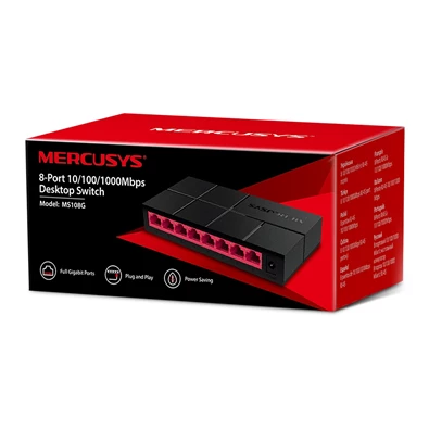 Mercusys MS108G 8port 10/100/1000Mbps nem menedzselhető asztali Switch
