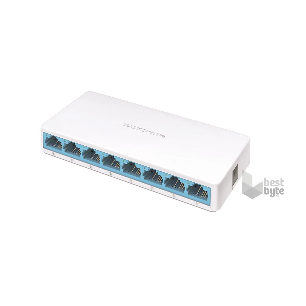 Mercusys MS108 8 port 10/100Mbps nem menedzselhető asztali Switch