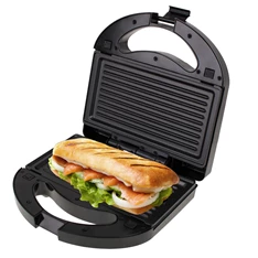 Mesko MS3045 3in1 inox-fekete gorfi - grill/panini - szendvicssütő