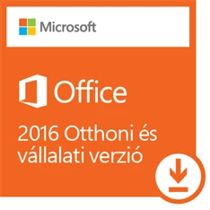 Microsoft Office 2016 Otthoni és kisvállalati verzió Elektronikus licenc szoftver