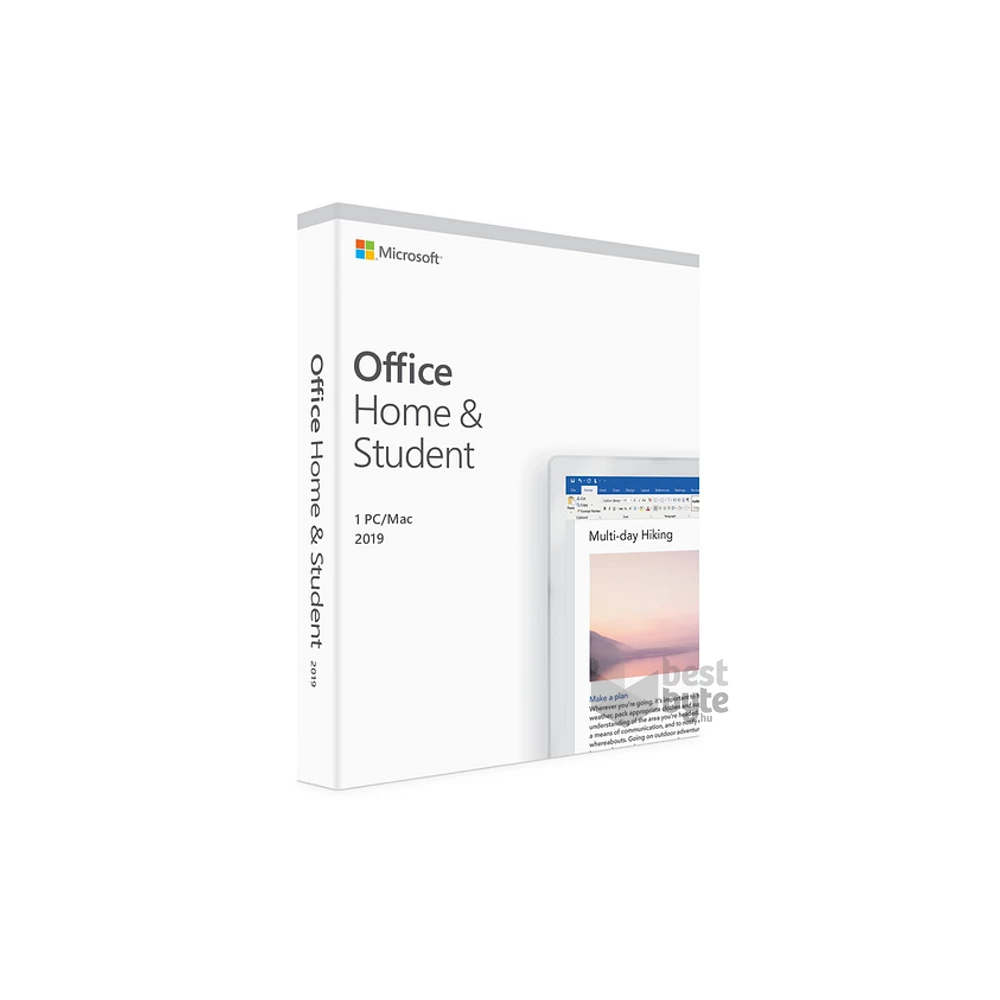 Microsoft Office 2019 Home & Student HUN 1 Felhasználó ML dobozos irodai szoftver