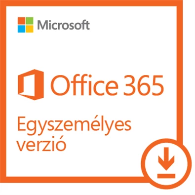 Microsoft 365 Personal (Egyszemélyes verzió) 1 Felhasználó 5 Eszköz 1 év Elektronikus licenc szoftver