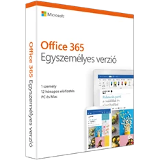 Microsoft Office 365 Personal (Egyszemélyes) P4 ENG 1 Felhasználó 1 év dobozos irodai programcsomag szoftver