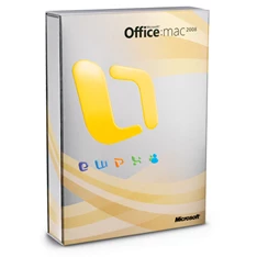 Microsoft Office Mac Business Edition 2008 ENG 1 Felhasználó dobozos irodai programcsomag szoftver