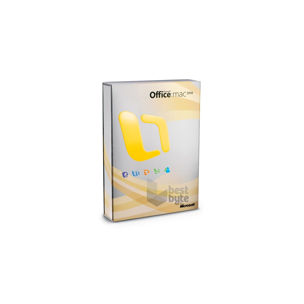 Microsoft Office Mac Business Edition 2008 ENG 1 Felhasználó dobozos irodai programcsomag szoftver