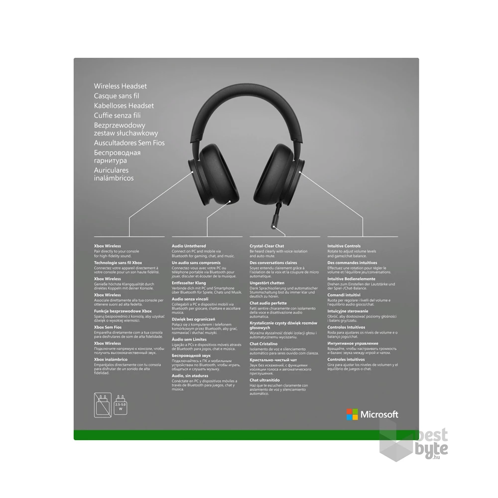 Microsoft Xbox Wireless Stereo Headset TLL-00021
