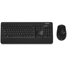 Microsoft Wireless Desktop 3050 HUN fekete vezeték nélküli dobozos billentyűzet + egér