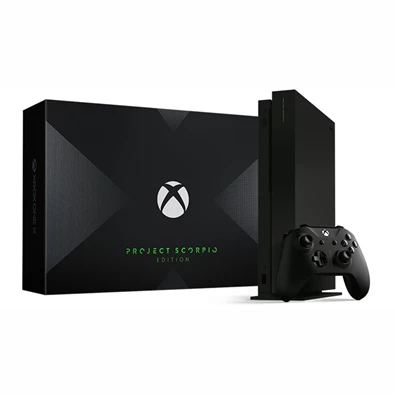Microsoft Xbox One X 1TB Project Scorpio Edition konzol + tartó