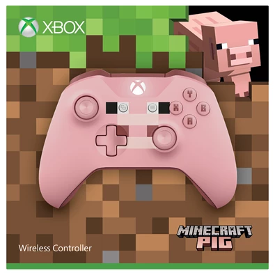 Microsoft Xbox One vezeték nélküli kontroller Minecraft Pig