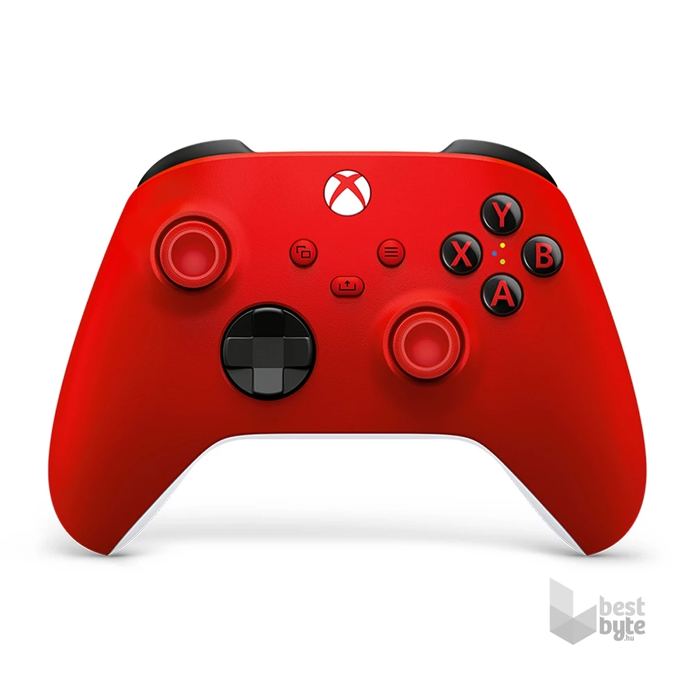 Microsoft QAU-00012 Xbox Series X|S/Xbox One vezeték nélküli piros kontroller