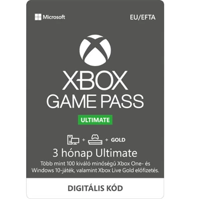 Microsoft Xbox Series X/S fehér vezeték nélküli kontroller + Microsoft Xbox Game Pass Ultimate 3 hónapos előfizetés