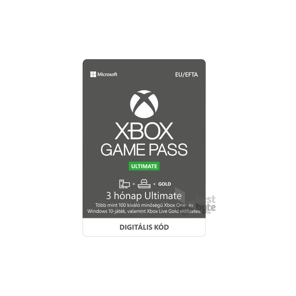 Microsoft Xbox Series X/S fehér vezeték nélküli kontroller + Microsoft Xbox Game Pass Ultimate 3 hónapos előfizetés
