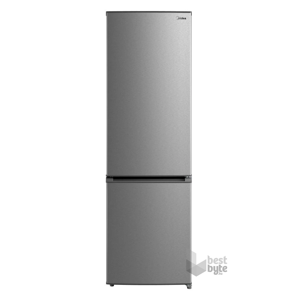 Midea MDRB380FGE02A inox, alulfagyasztós, Hűtő: 199L, Fagyasztó:71L, No frost hűtőszekrény