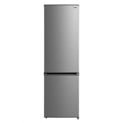 Midea MDRB380FGE02A inox, alulfagyasztós, Hűtő: 199L, Fagyasztó:71L, No frost hűtőszekrény