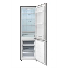 Midea MDRB380FGE02A inox, alulfagyasztós, Hűtő: 199L, Fagyasztó:71L, No frost hűtőszekrény