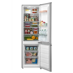 Midea MDRB380FGE02A inox, alulfagyasztós, Hűtő: 199L, Fagyasztó:71L, No frost hűtőszekrény