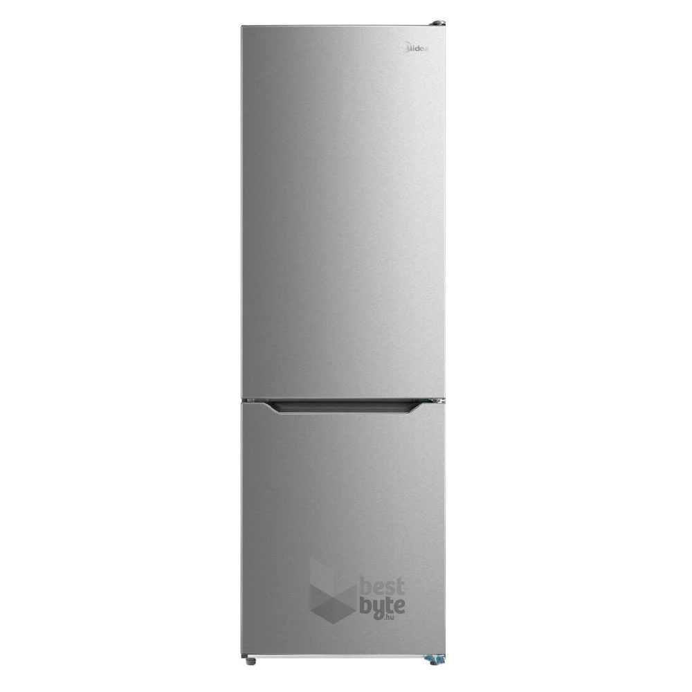 Midea MDRB424FGE02I inox, alulfagyasztós, Hűtő:225L, Fagyasztó:85L, No frost hűtőszekrény