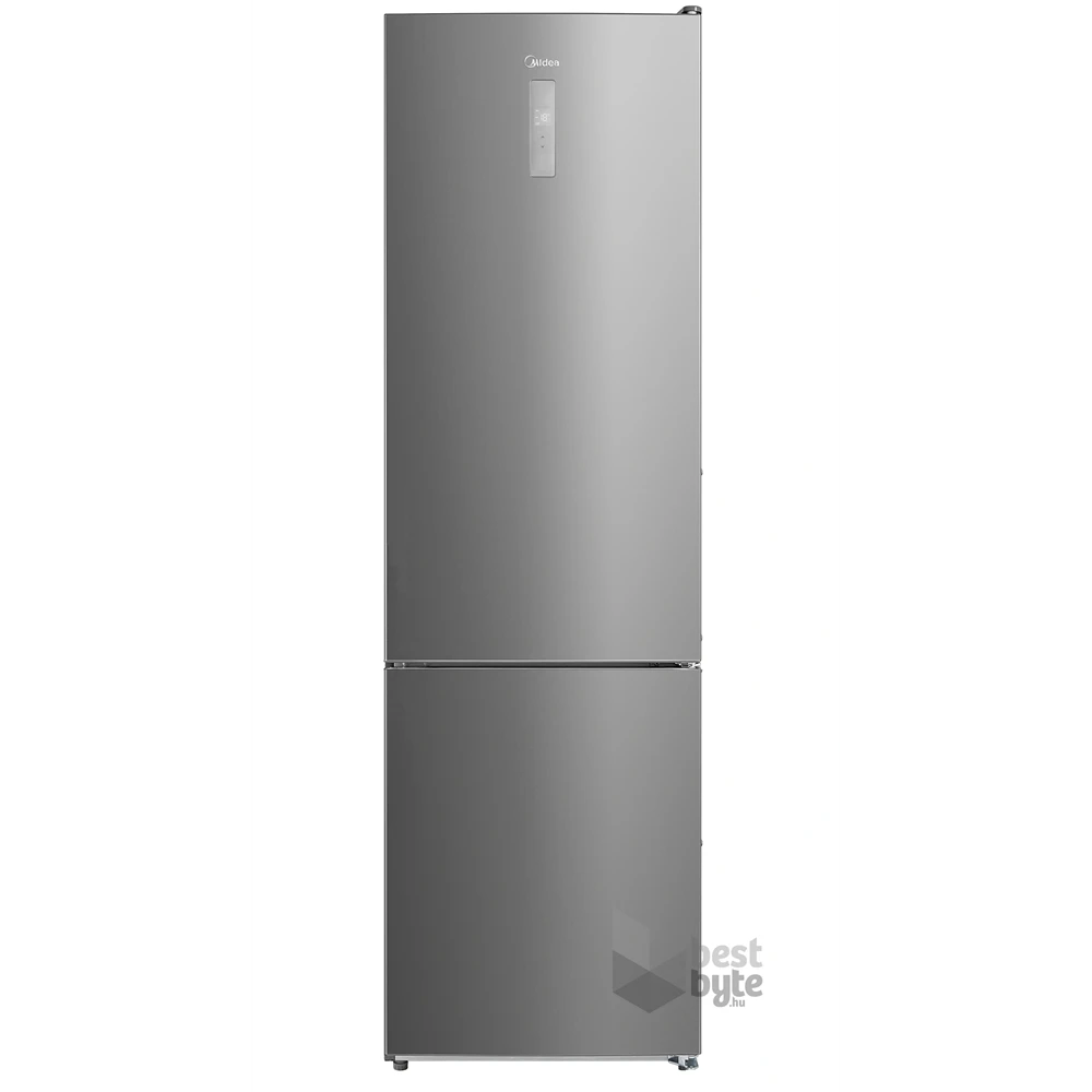 Midea MDRB489FGE02OE inox, alulfagyasztós, Hűtő: 247L, Fagyasztó:83L, No frost hűtőszekrény