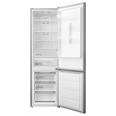 Midea MDRB489FGE02OE inox, alulfagyasztós, Hűtő: 247L, Fagyasztó:83L, No frost hűtőszekrény