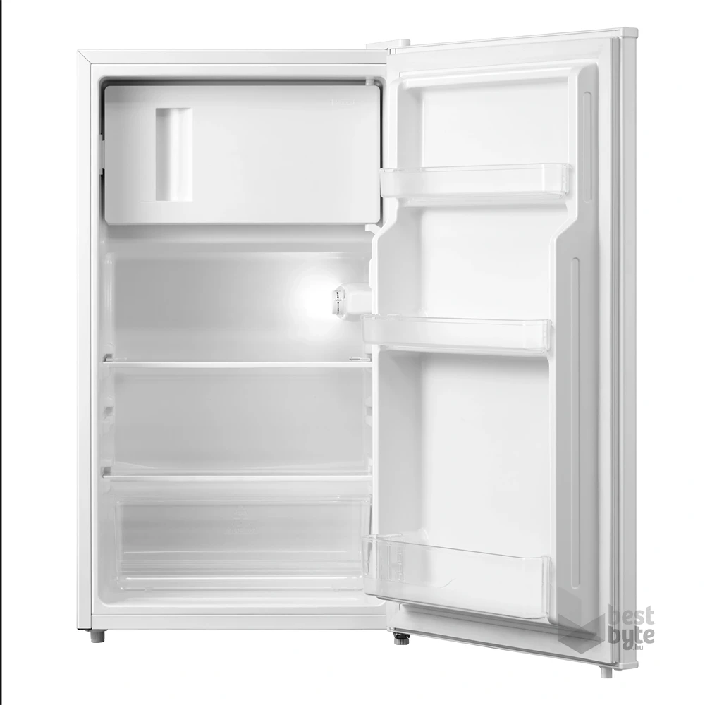 Midea MDRD125FGE01 fehér, egyajtós, Hűtő:68L, Fagyasztó:12L, hűtőszekrény