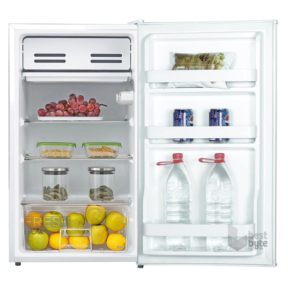 Midea MDRD142FGE01 fehér, egyajtós, Hűtő:93L, hűtőszekrény