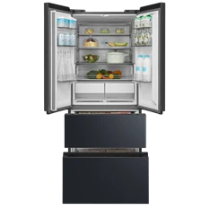 Midea MDRF600BIE70 inox, négyajtós, Hűtő:276L, Fagyasztó:159L, No frost hűtőszekrény