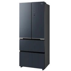 Midea MDRF600BIE70 inox, négyajtós, Hűtő:276L, Fagyasztó:159L, No frost hűtőszekrény