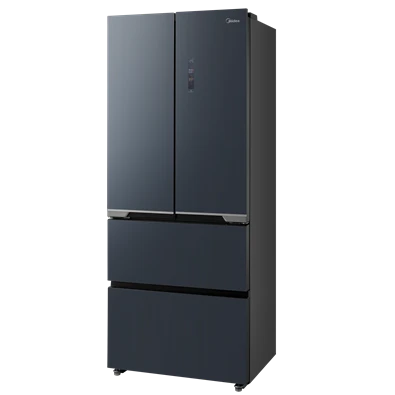 Midea MDRF600BIE70 inox, négyajtós, Hűtő:276L, Fagyasztó:159L, No frost hűtőszekrény