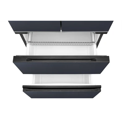Midea MDRF600BIE70 inox, négyajtós, Hűtő:276L, Fagyasztó:159L, No frost hűtőszekrény