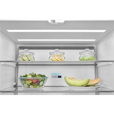 Midea MDRF600BIE70 inox, négyajtós, Hűtő:276L, Fagyasztó:159L, No frost hűtőszekrény