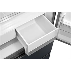 Midea MDRF600BIE70 inox, négyajtós, Hűtő:276L, Fagyasztó:159L, No frost hűtőszekrény