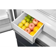 Midea MDRF600BIE70 inox, négyajtós, Hűtő:276L, Fagyasztó:159L, No frost hűtőszekrény
