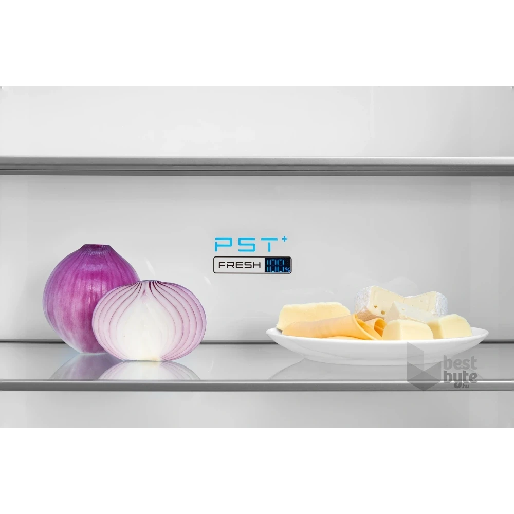 Midea MDRF600BIE70 inox, négyajtós, Hűtő:276L, Fagyasztó:159L, No frost hűtőszekrény