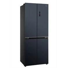 Midea MDRF632FIE45 inox, négyajtós, Hűtő:305L, Fagyasztó:169L, No frost hűtőszekrény