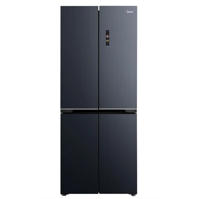 Midea MDRM587BIE70 inox, négyajtós, Hűtő:276L, Fagyasztó:150L, No frost hűtőszekrény