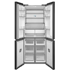 Midea MDRM587BIE70 inox, négyajtós, Hűtő:276L, Fagyasztó:150L, No frost hűtőszekrény