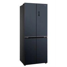 Midea MDRM587BIE70 inox, négyajtós, Hűtő:276L, Fagyasztó:150L, No frost hűtőszekrény